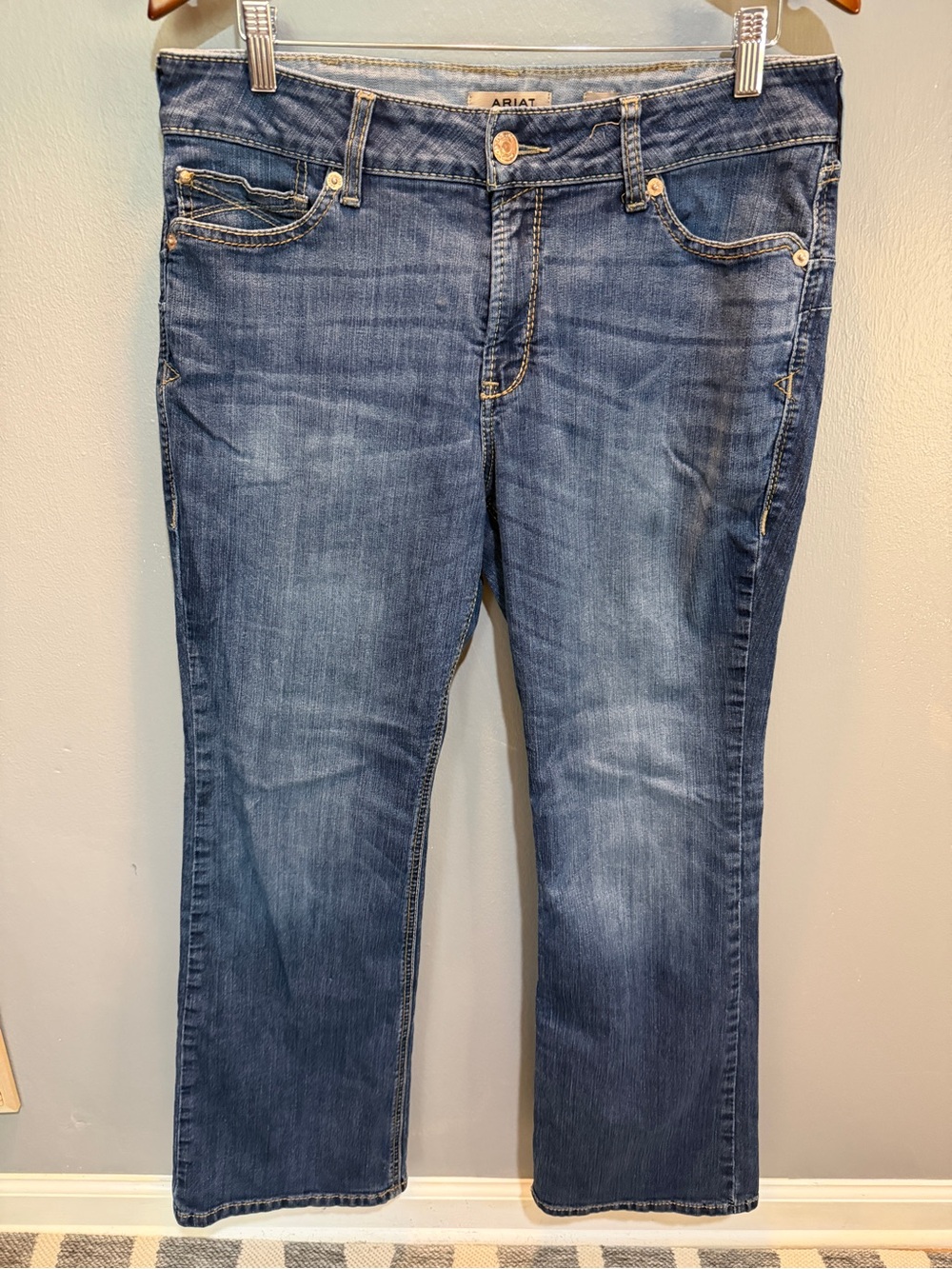 ARIAT WOMEN’S PERFECT RISE BOOTCUT JEANS SZ 33S